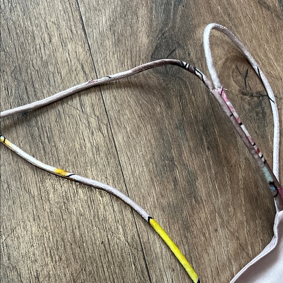 Floral Camisole with Yellow and Blue Accents - Picture 13 of 13